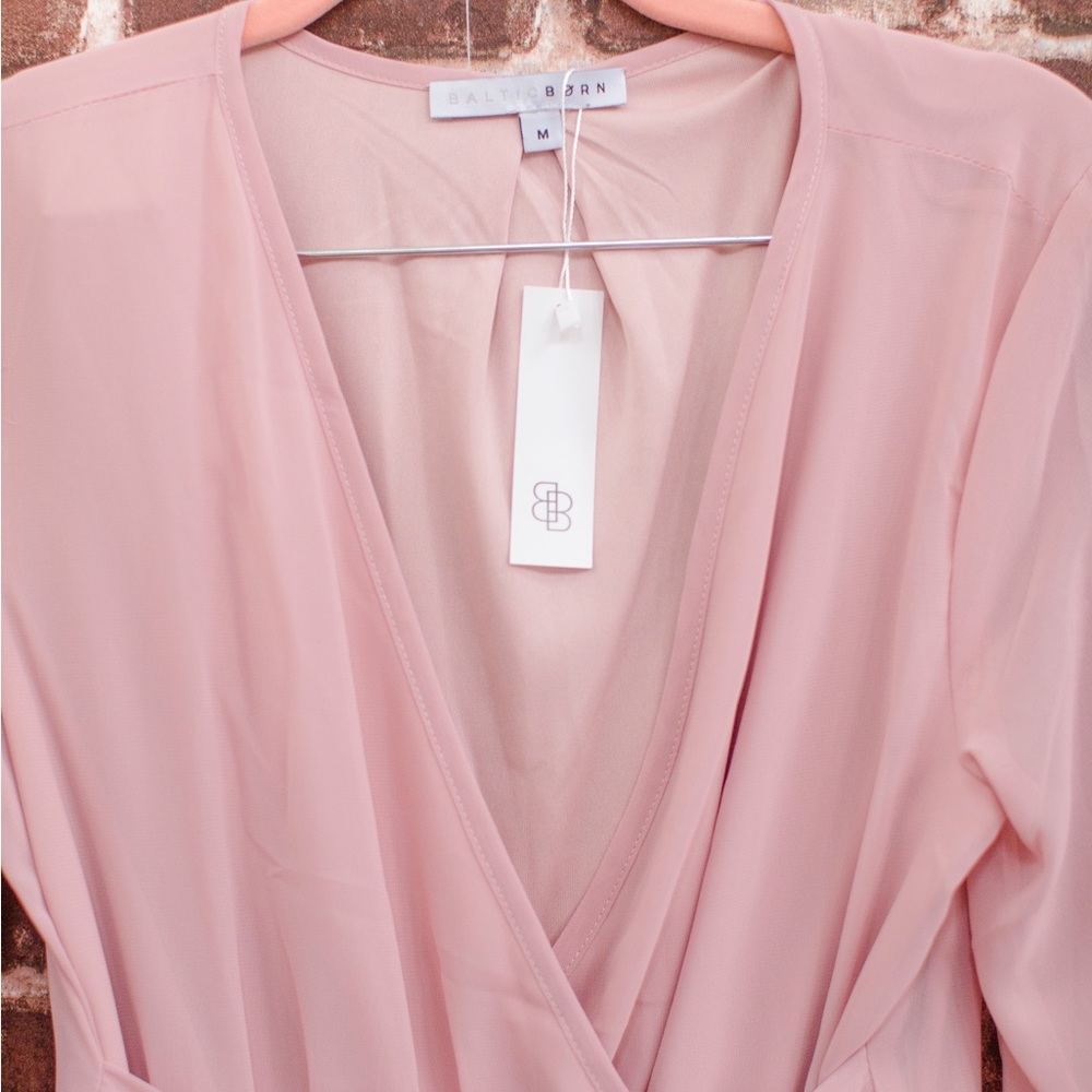 Baltic Born Light pink wrap dress